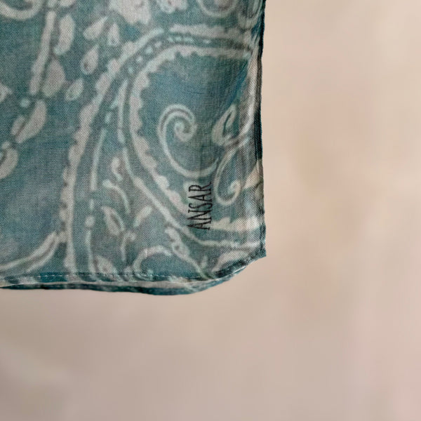 Baby Blue Paisley